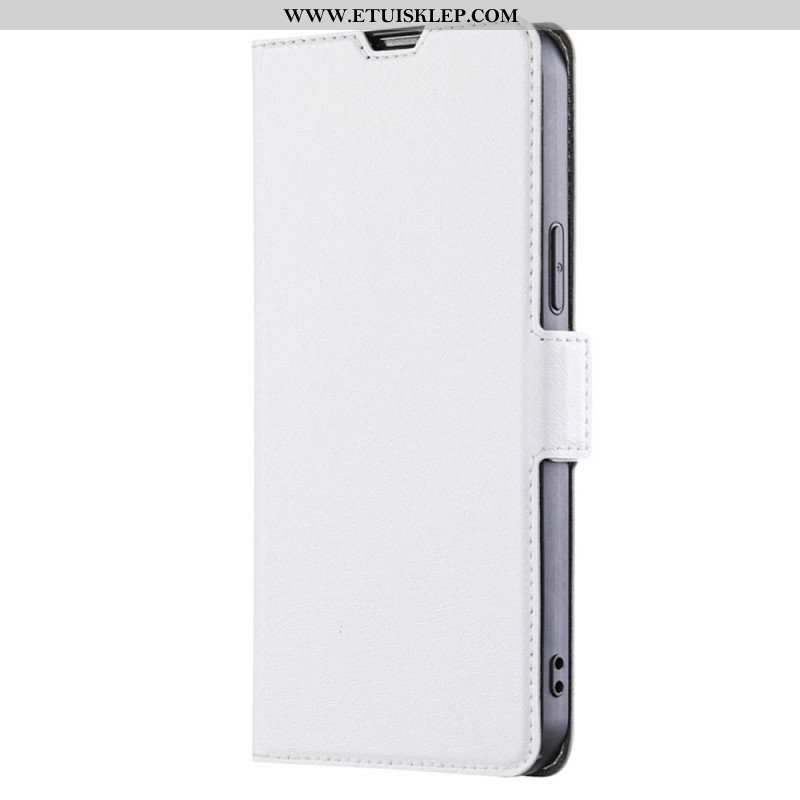 Etui Folio do Samsung Galaxy M13 Bardzo Cienka Sztuczna Skóra